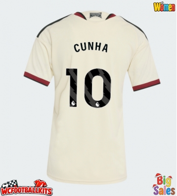 Manchester United Matheus Cunha #10 Replica Third Stadium Shirt for Women 2026-27 Short Sleeve